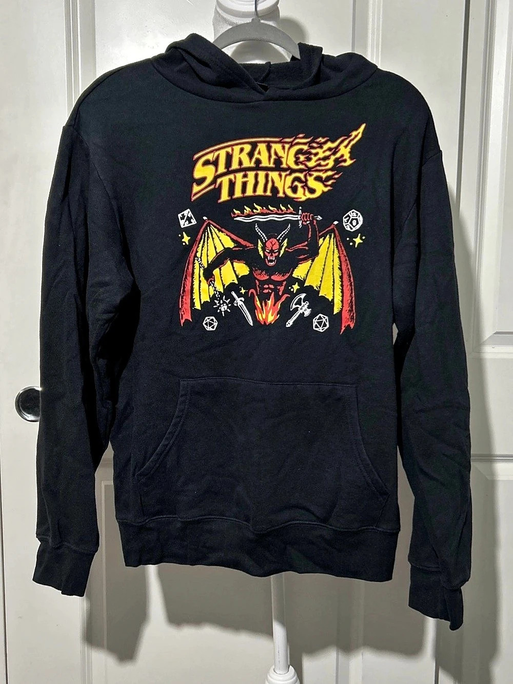 Stranger Things Demon hoodie Men's Size M, pre-owned